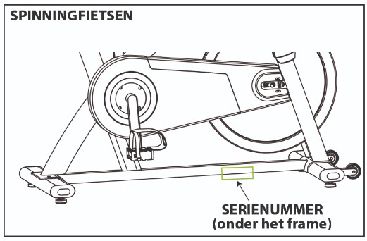 Typenummer spinningfiets