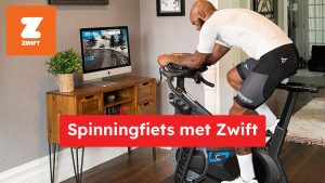 Spinningfiets met Zwift